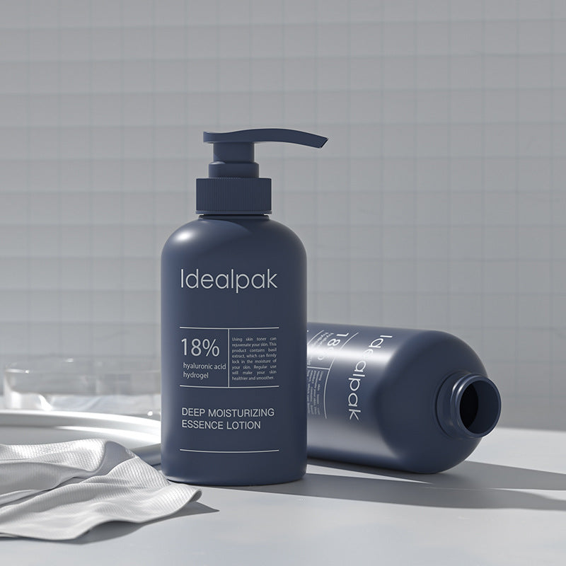 400ml PET shower gel bottle, shampoo bottle, body cream bottle, press packaging material, lotion dispensing bottle
