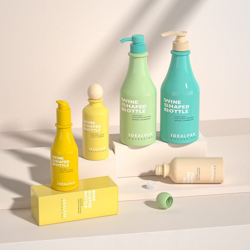 240-880ml Bath Gel Bottle PET Shampoo Bottle Essence Bottle Cream Bottle