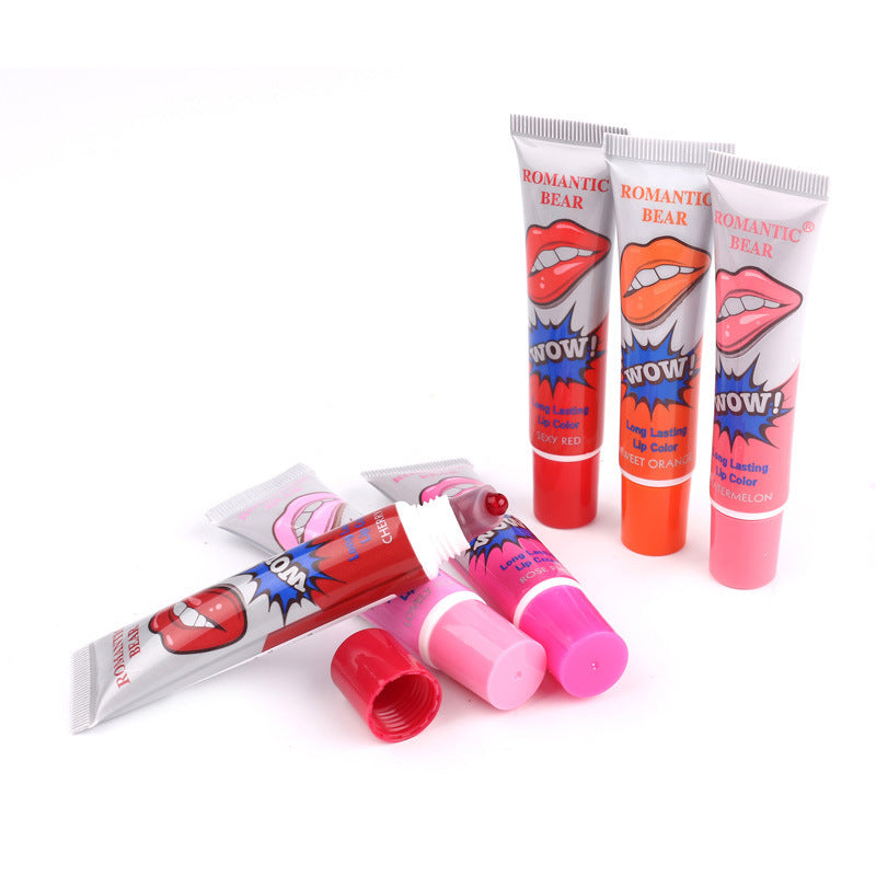 ROMANTIC BEAR Sexy lip gloss that is not easy to remove, lipstick and lip gloss cosmetics