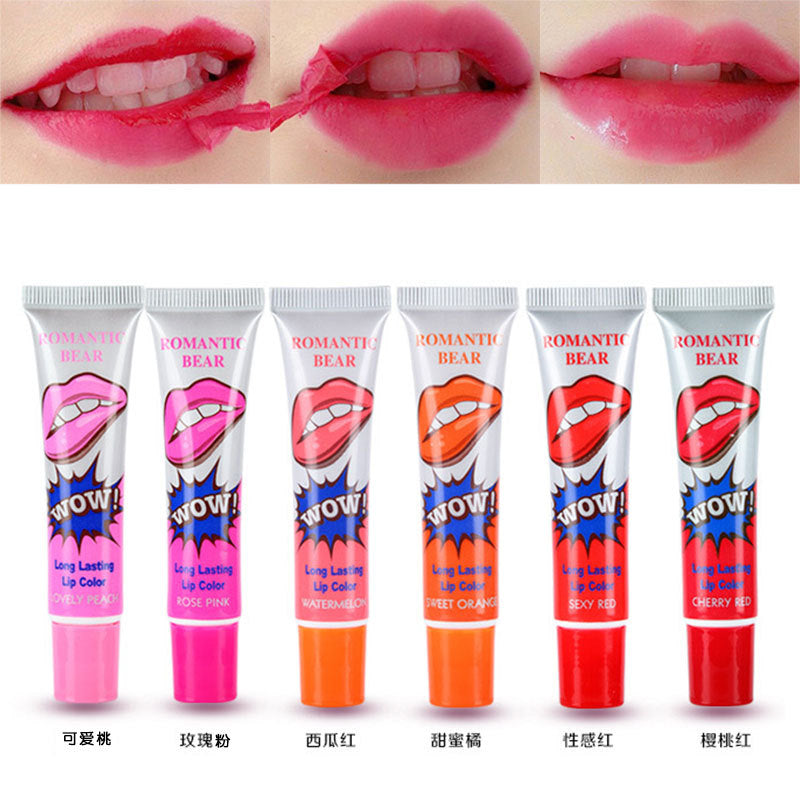 ROMANTIC BEAR Sexy lip gloss that is not easy to remove, lipstick and lip gloss cosmetics