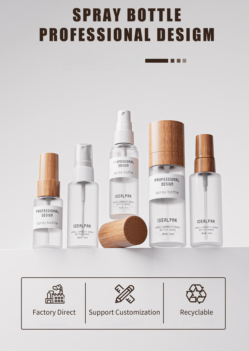 30ml/50ml/60ml/120ml PET spray bottle rose pure dew bottle mouth freshener spray bottle