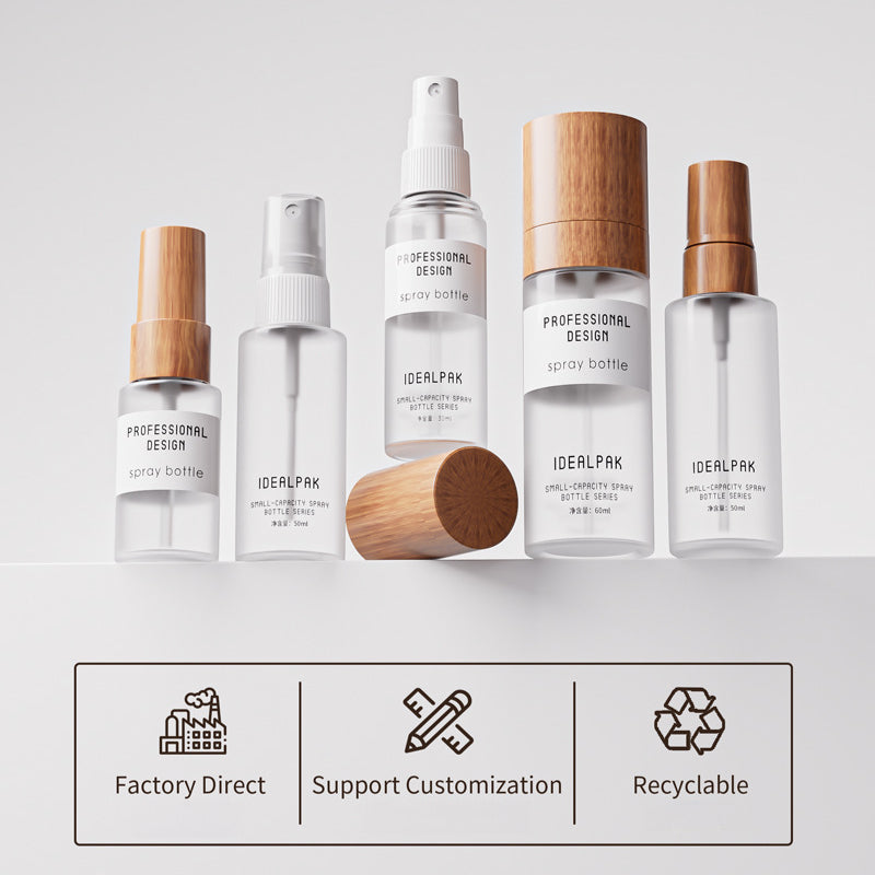30ml/50ml/60ml PET spray bottle ultra-fine mist rose essential oil spray bottle perfume sub-bottle