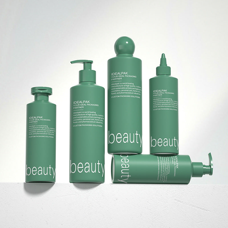 300ML/500ml PE lotion bottle hair mask bottle pointed mouth cap squeeze bottle lotion bottle squeeze