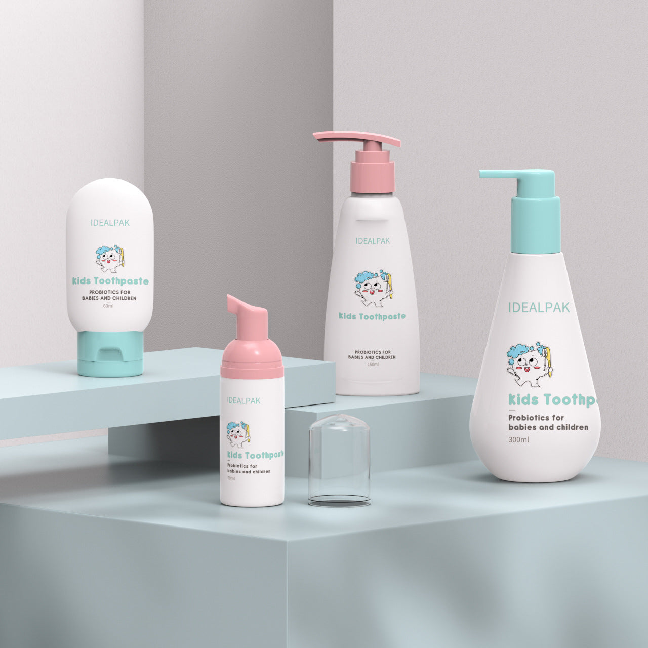 50ML/60ML/300ML/150ML mousse foaming cleanser bottle shampoo bottle toothpaste bottle