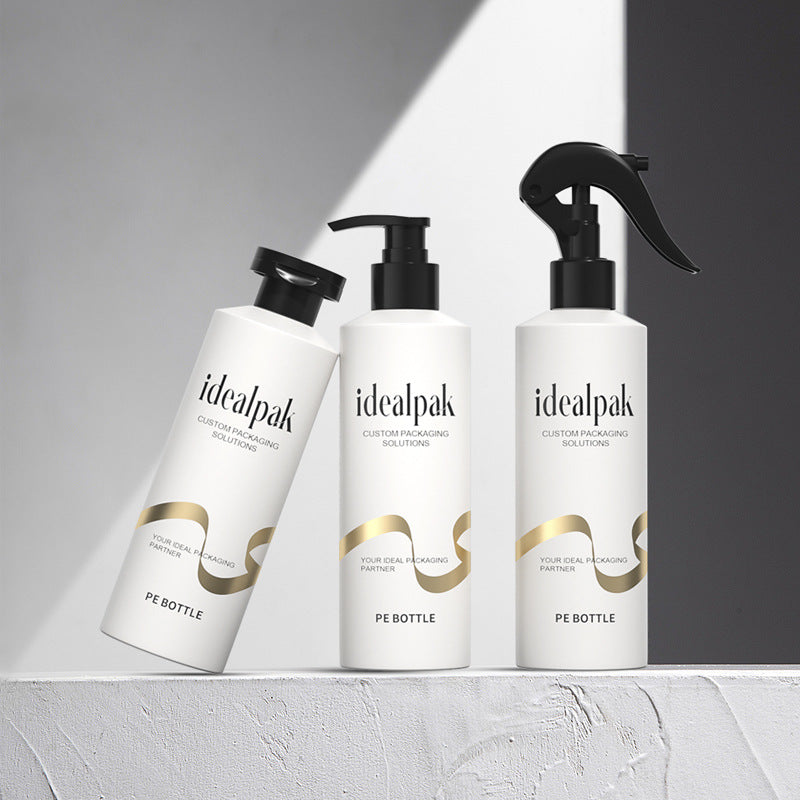 300ML/500ml PE lotion bottle hair mask bottle pointed mouth cap squeeze bottle lotion bottle squeeze