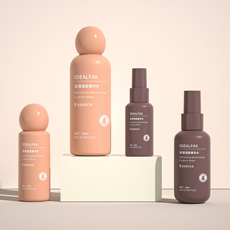 30/50/60/120mlPE plastic ball cover cream bottle pure dew bottle fragrance spray bottle advanced cream bottle moisturizing lotion bottle hot sale