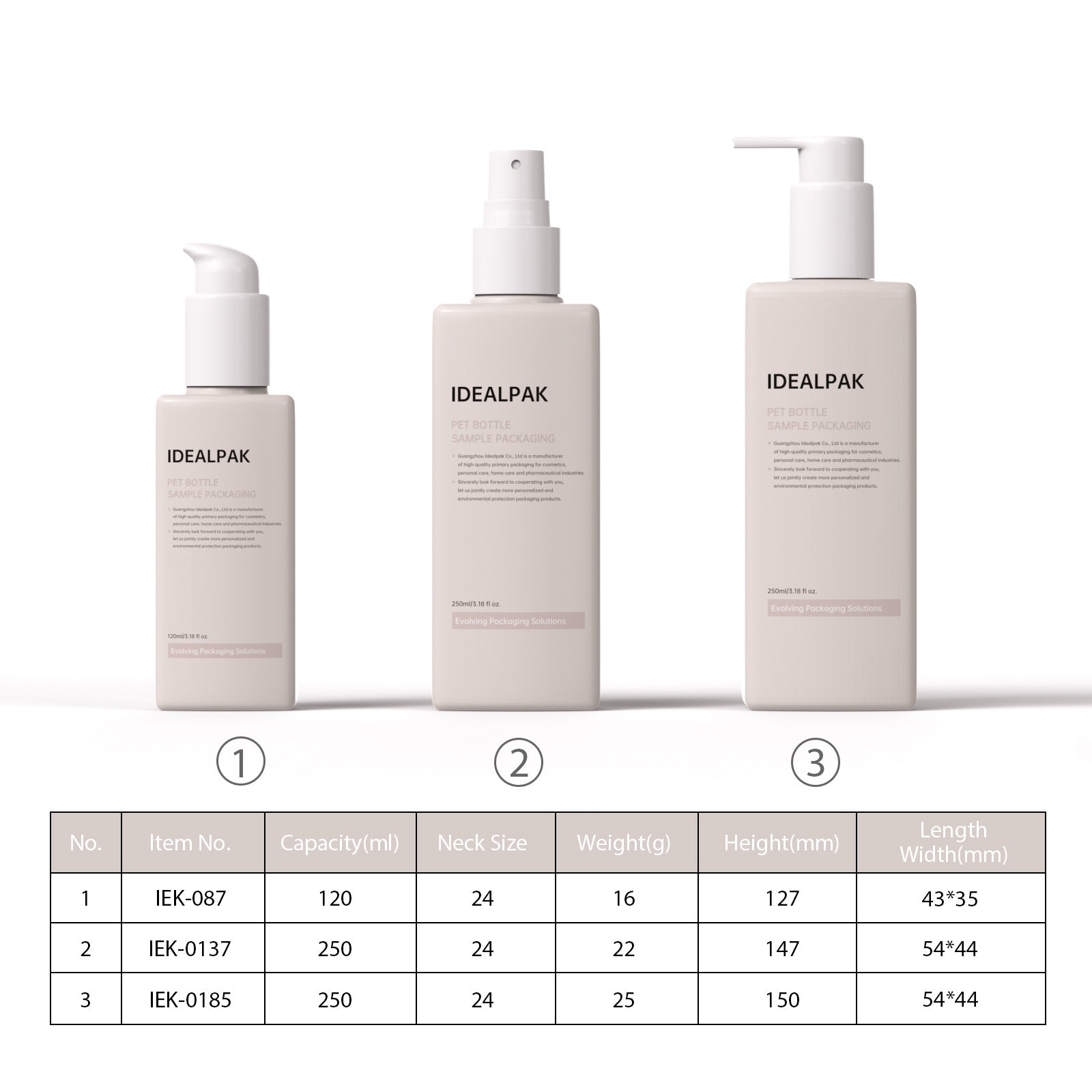 120ml square spray bottle 250ml square press lotion bottle shampoo bottle moisturizing body lotion bottle