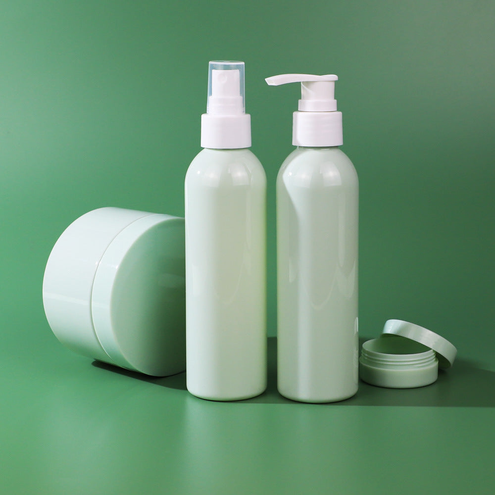 300g PET50%PCR scrub jar environmentally friendly skin care cosmetics cream bottle mask plastic bottle wide mouth cream packaging bottle