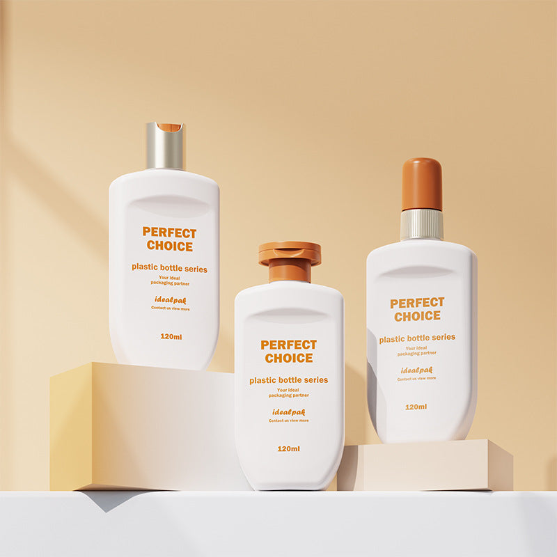 120ml shampoo empty bottle PE cream bottle children's sunscreen packaging underwear laundry detergent bottle