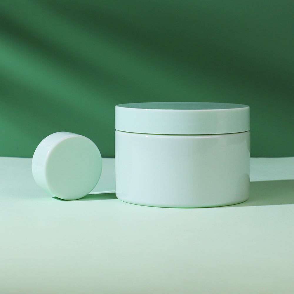 300g PET50%PCR scrub jar environmentally friendly skin care cosmetics cream bottle mask plastic bottle wide mouth cream packaging bottle