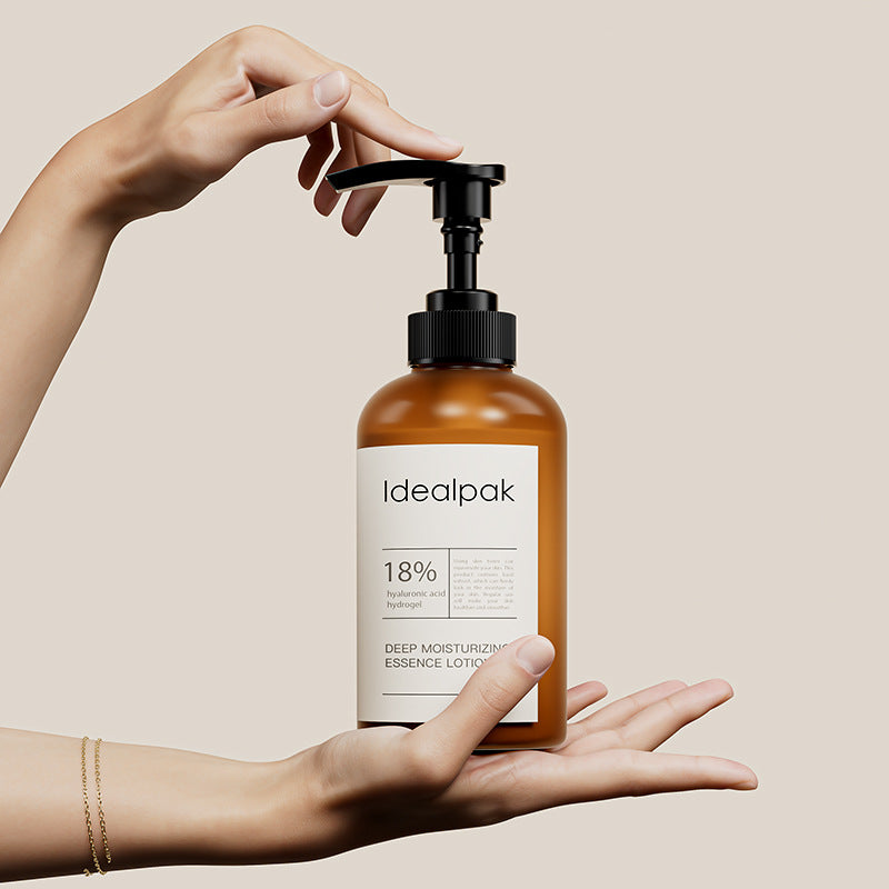 400ml shampoo bottle, cream bottle, laundry detergent bottle, round shoulder hair mask packaging material