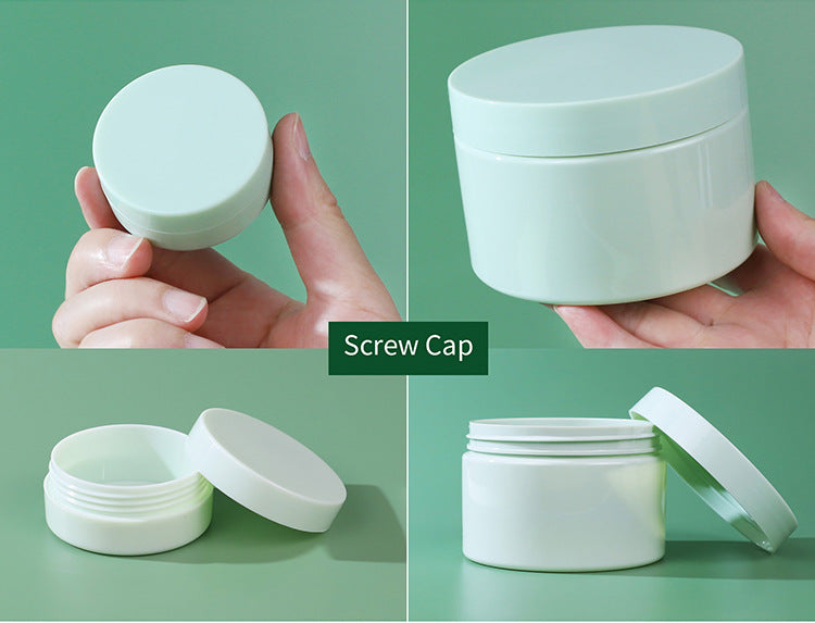 300g PET50%PCR scrub jar environmentally friendly skin care cosmetics cream bottle mask plastic bottle wide mouth cream packaging bottle