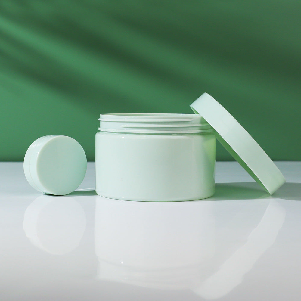 300g PET50%PCR scrub jar environmentally friendly skin care cosmetics cream bottle mask plastic bottle wide mouth cream packaging bottle