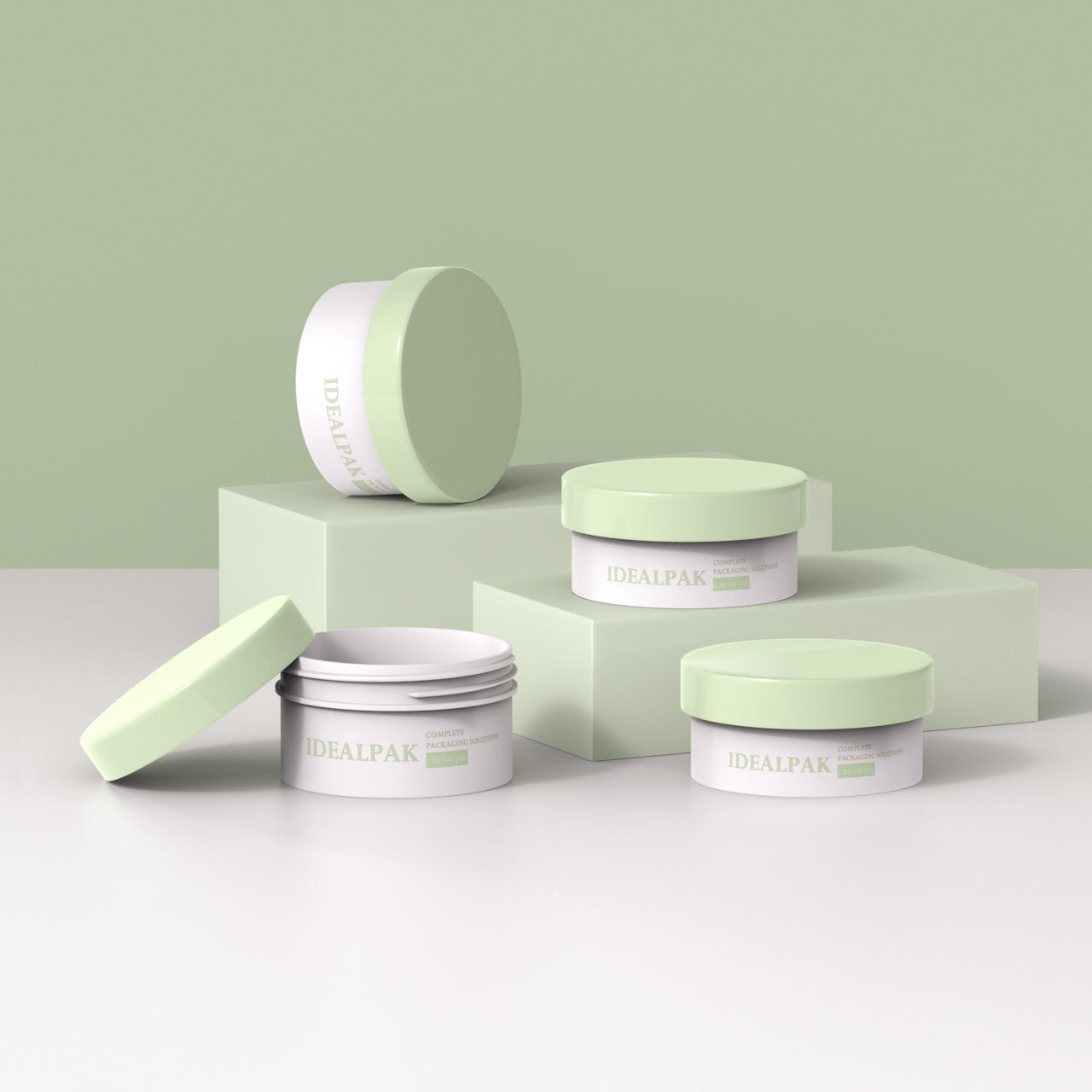 120ML/150ML PP hair mask packaging material jar wide mouth face cream jar hair wax jar moisturizing hand cream jar