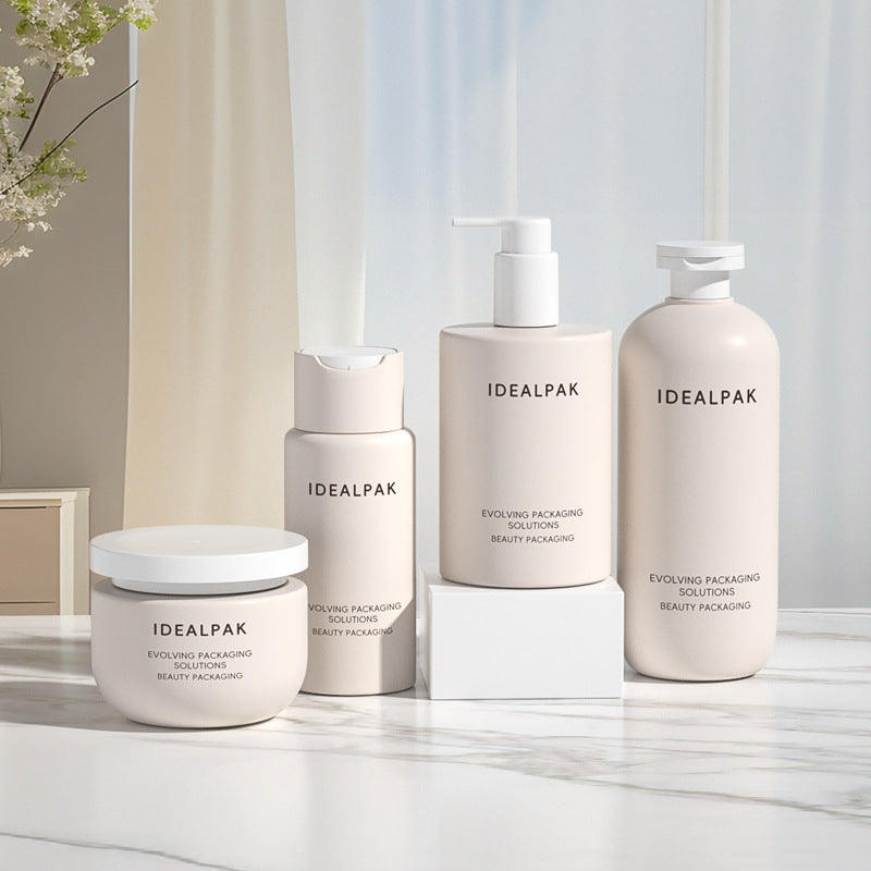 250ml/400ml/500ml PE hair mask jar, scrub jar, frozen mask, cold cream jar, wide-mouth cream bottle, dispensing jar