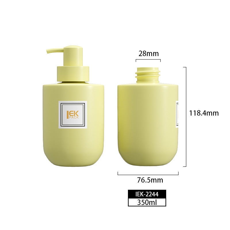 350ml PE shower gel bottle shampoo bottle push body lotion bottle lotion sub-bottle