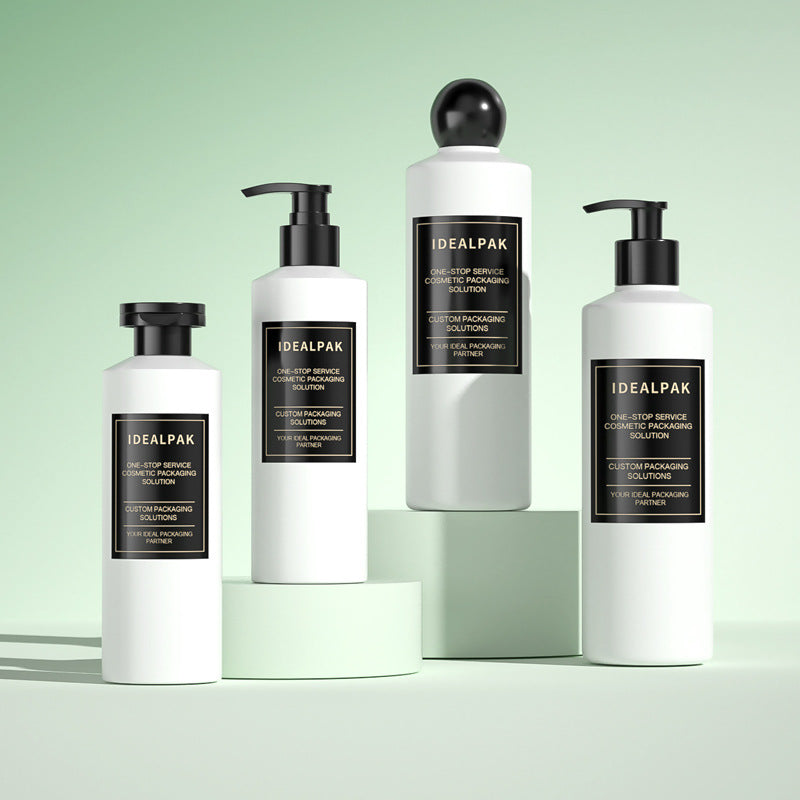 300ml/500ml PE shower gel bottle hair mask shampoo bottle laundry detergent bottle empty bottle pointed mouth squeeze bottle