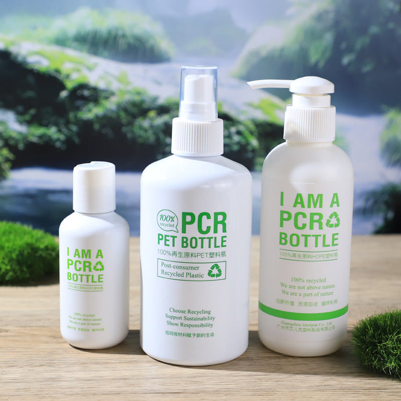 10ml-1000ml PCR/PET foam pump bottle cleansing mousse plastic bottle environmentally friendly reusable cosmetic packaging material