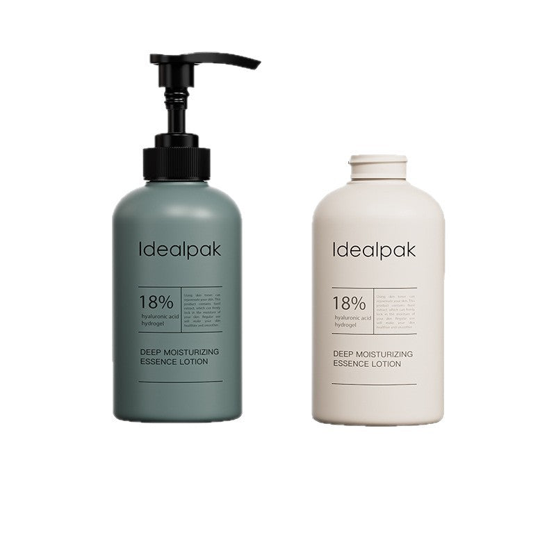 400ml PET shower gel bottle, shampoo bottle, body cream bottle, press packaging material, lotion dispensing bottle