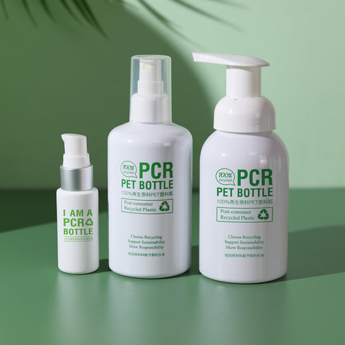 10ml-1000ml PCR/PET foam pump bottle cleansing mousse plastic bottle environmentally friendly reusable cosmetic packaging material