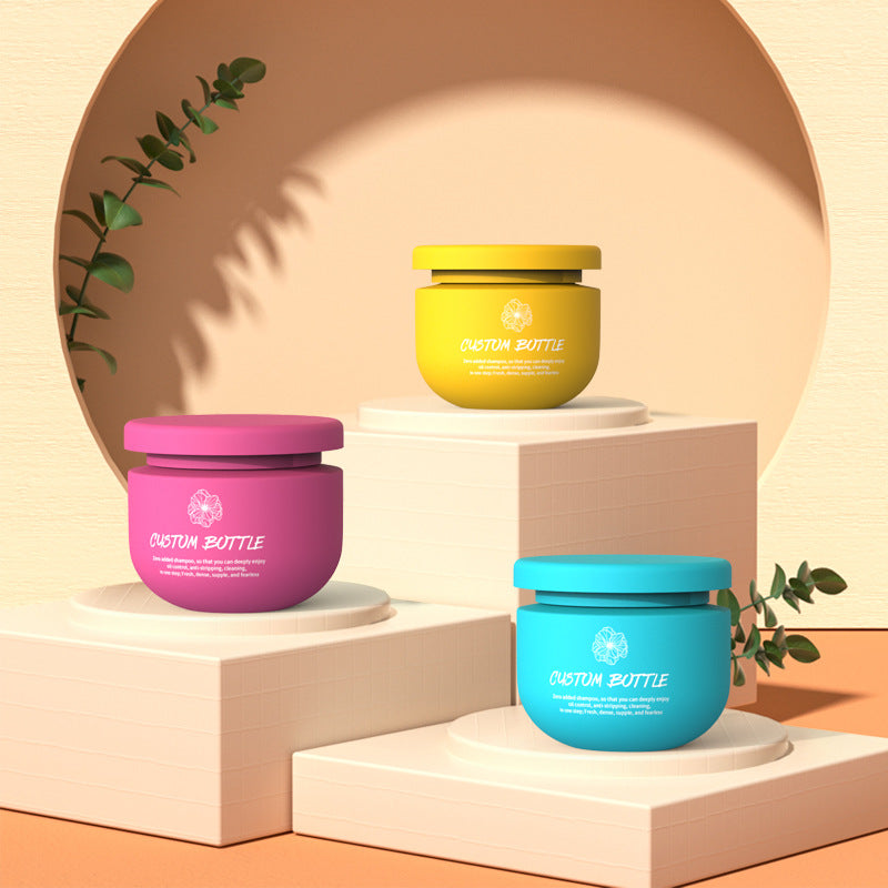 250ml/400ml/500ml PE hair mask jar, scrub jar, frozen mask, cold cream jar, wide-mouth cream bottle, dispensing jar
