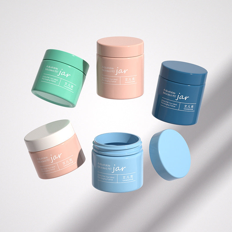 60g PET hair wax scrub jar moisturizing cream jar mask jar wide mouth