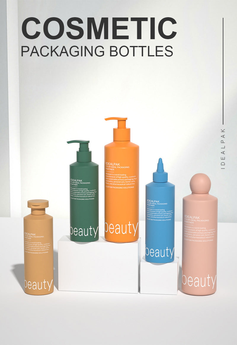 300ml/500ml PE shower gel bottle hair mask shampoo bottle laundry detergent bottle empty bottle pointed mouth squeeze bottle