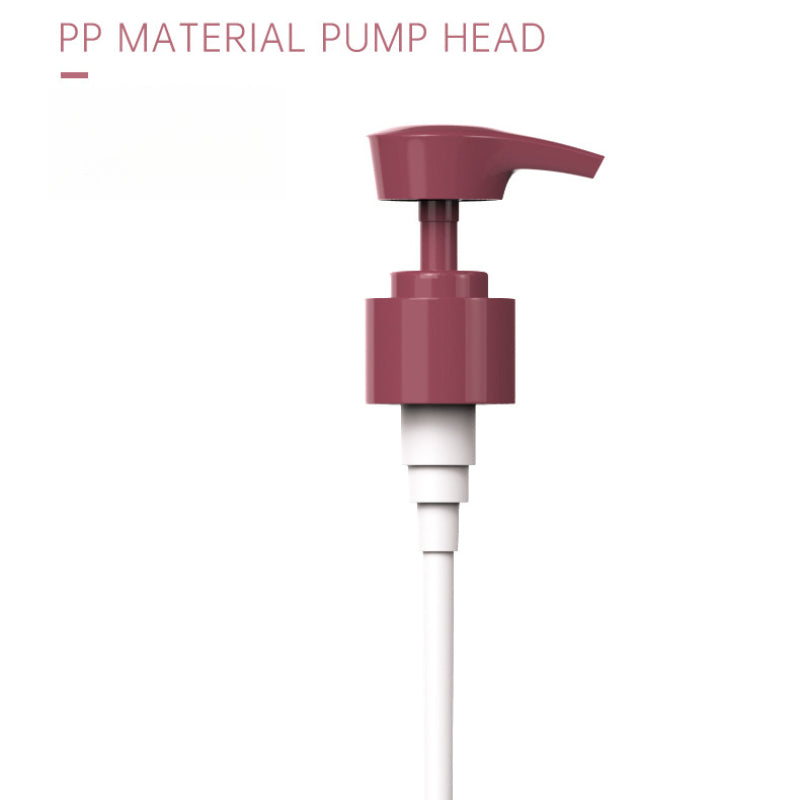 500ml PE round shoulder shower gel bottle shampoo empty bottle capacity press cream bottle gradient washing and conditioning bottle