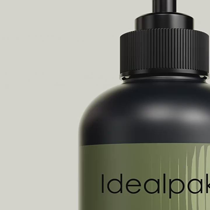 400ml PET shower gel bottle, shampoo bottle, body cream bottle, press packaging material, lotion dispensing bottle
