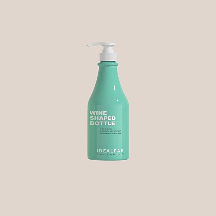 240-880ml Bath Gel Bottle PET Shampoo Bottle Essence Bottle Cream Bottle